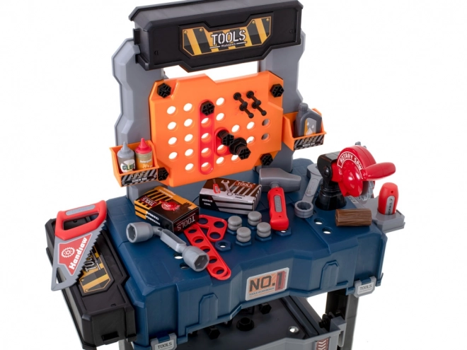 Werkbank met gereedschap - 65 stuks