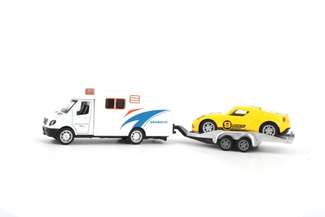 Spielen wagen mit Schwungrad