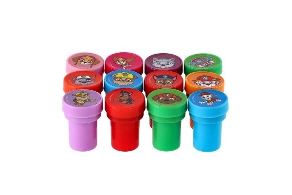 Zelfinktkussens 12 stuks plastic Paw Patrol in blister 12x9cm 10 stuks in doos