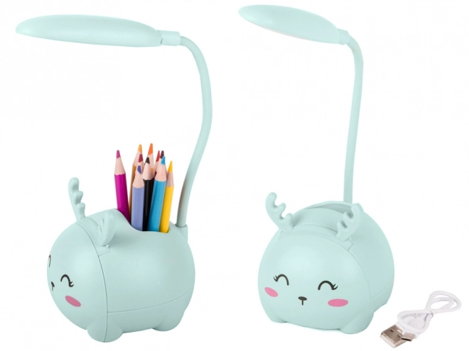 Kinder LED-nachtlampje met USB-oplader en organizer