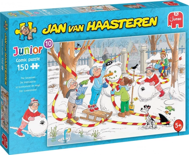 JUMBO Puzzle JvH Junior 10 : Bonhomme de neige 150 pièces