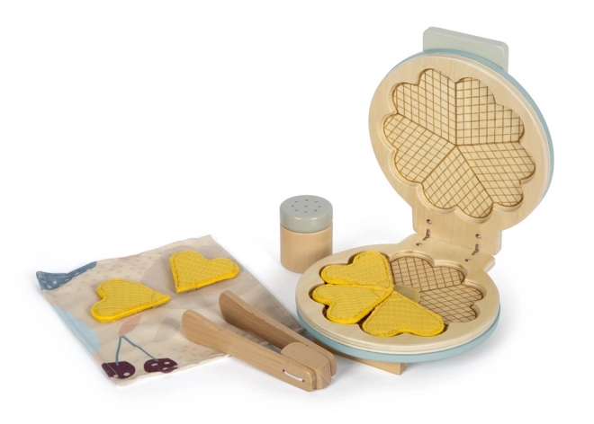 Kleine voet Wafelijzer set met accessoires Tasty