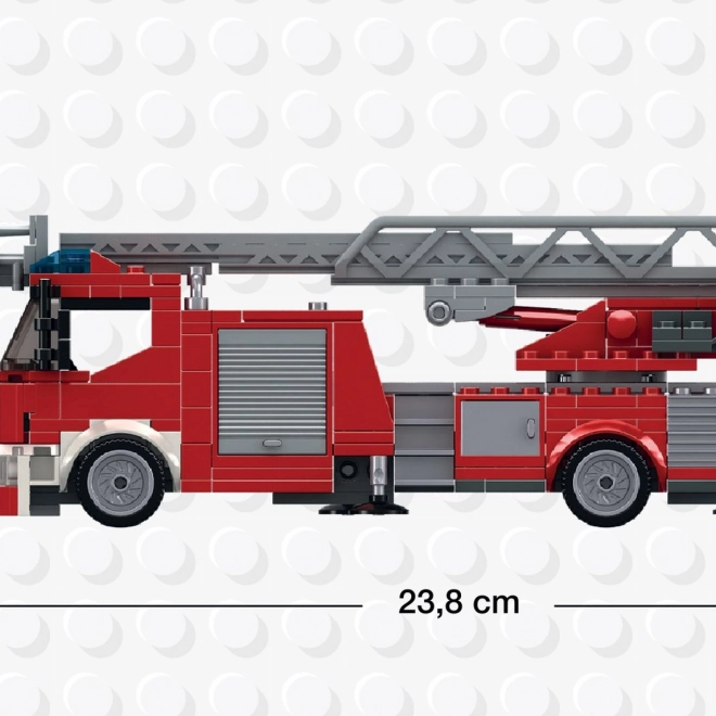 Brixies Plus brandweerwagen met draaibare ladder