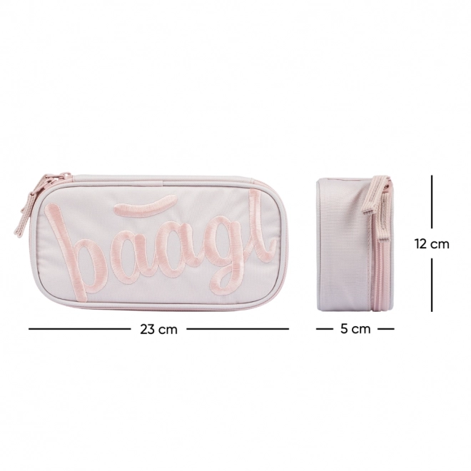 Schulmäppchen Etui Creme