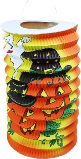Halloween-Lampion fröhliche Kürbisse 15 cm