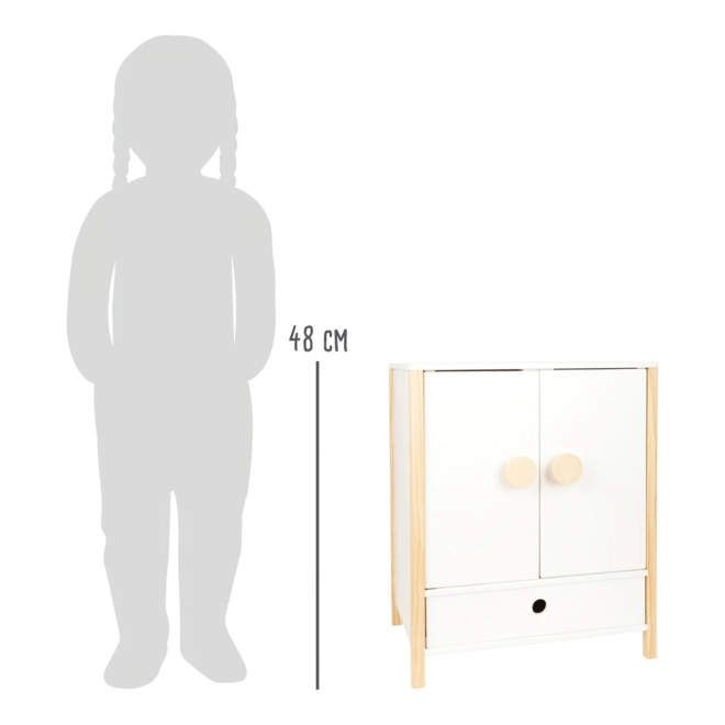 Small Foot Kastje voor poppen Little Button