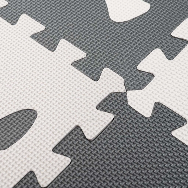 Contrasterende schuimpuzzel met dieren - 9 stuks