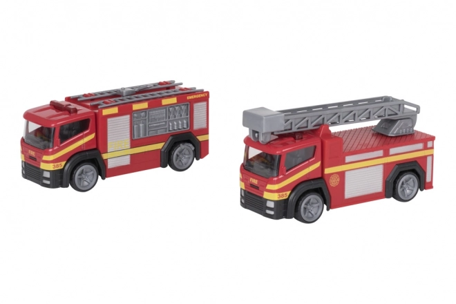 Paar brandweerwagens