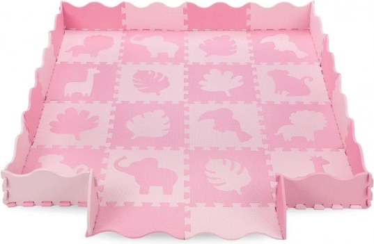 Speelmat foam puzzel MoMi ZAWI roze
