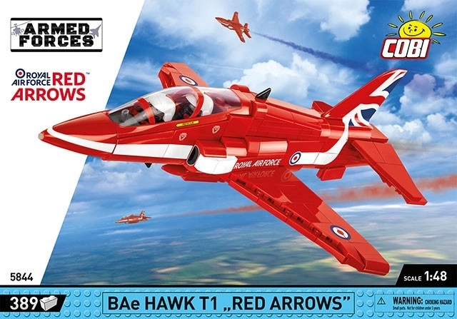 Bausatz BAe Hawk T1 Rote Pfeile 389 Teile