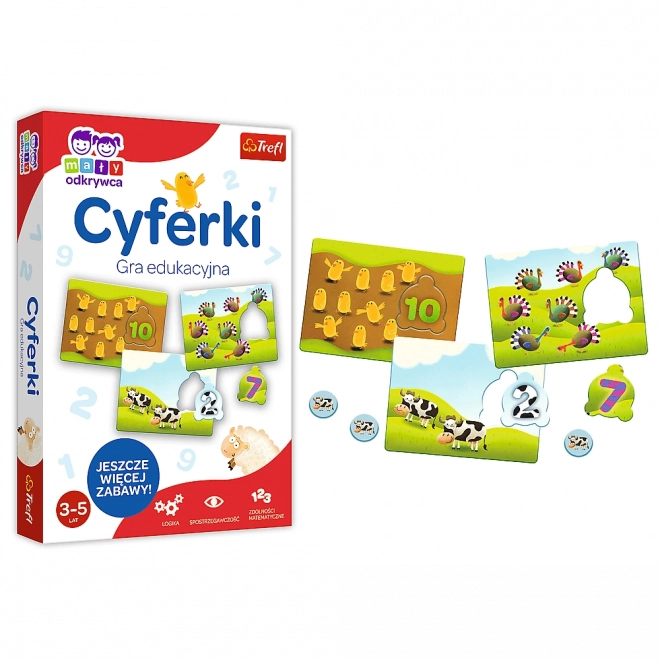 Educational game Numbers from Small Explorer Trefl series