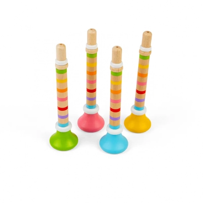 Bunte Trompete für Kinder