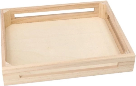 Stevig houten doosje voor overzichtelijke opslag