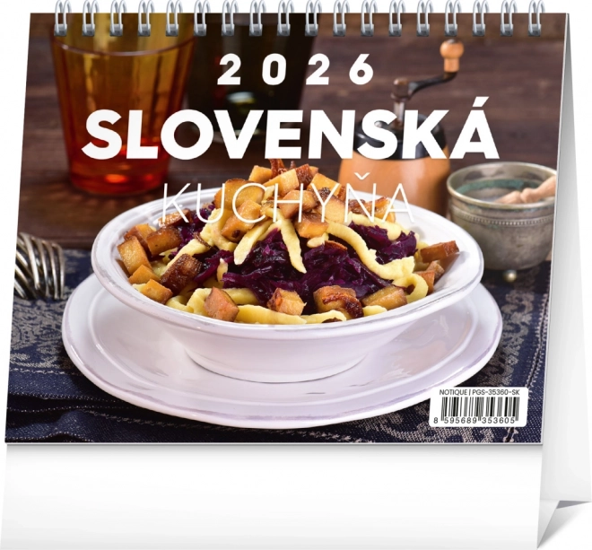Bureaukalender Slowaakse keuken 2026