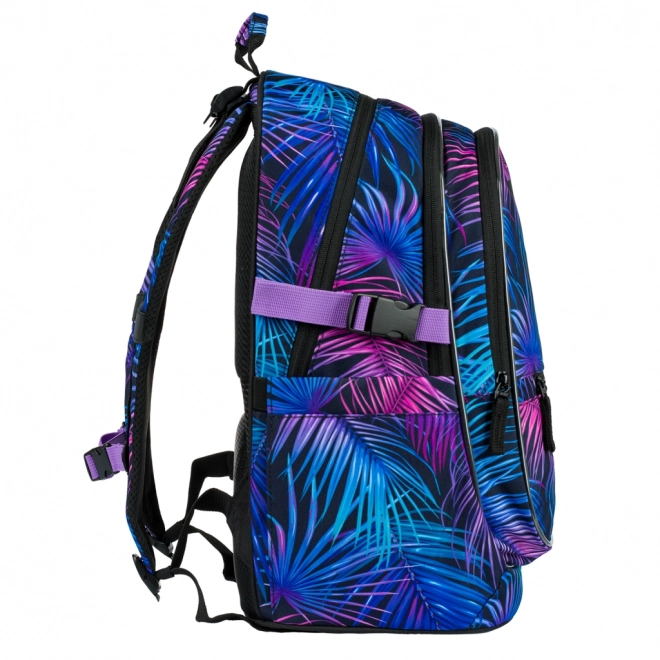 BAAGL 3 SET Core Palm: backpack, pencil case, drawstring bag