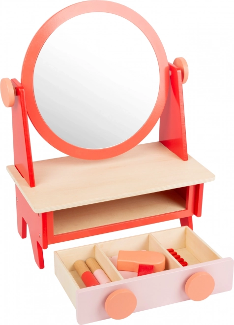 Retro Kosmetiktisch aus Holz