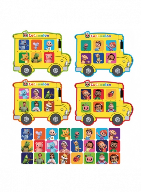 Jeu de Bingo Autobus Cocomelon