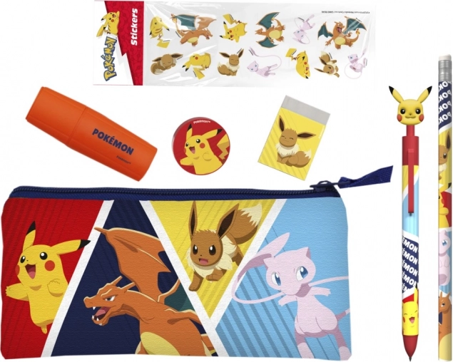 Škole set Pokémon avec autocollants