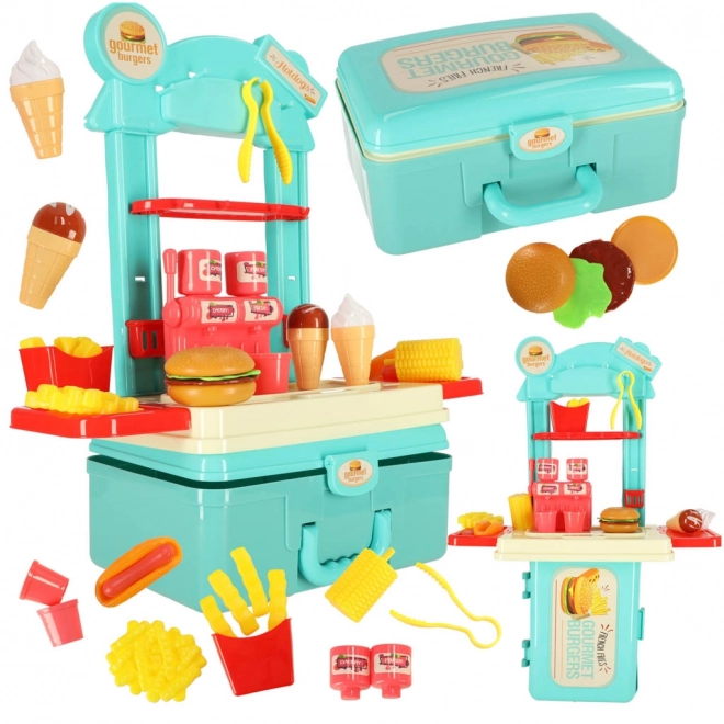 Kinderkeuken met koffer en accessoires