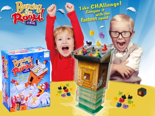 Explodierender Hühnerstall – lustiges Geschicklichkeitsspiel für Kinder ab 3 Jahren