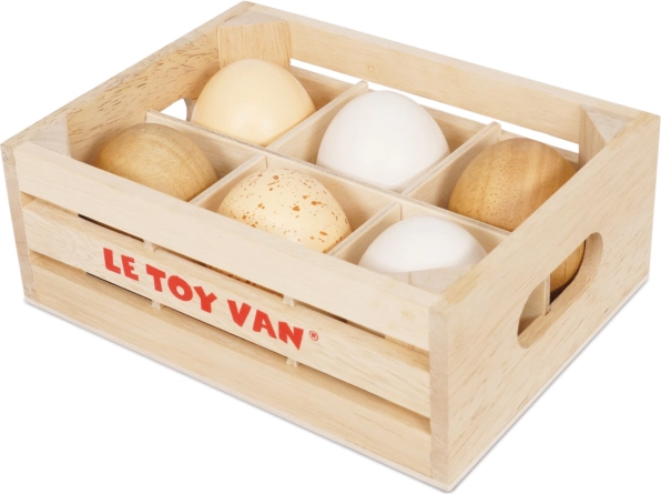 Le Toy Van Bauernhof-Eier in der Kiste