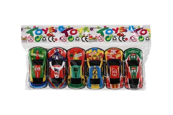 Set van raceauto's met terugtrekmechanisme