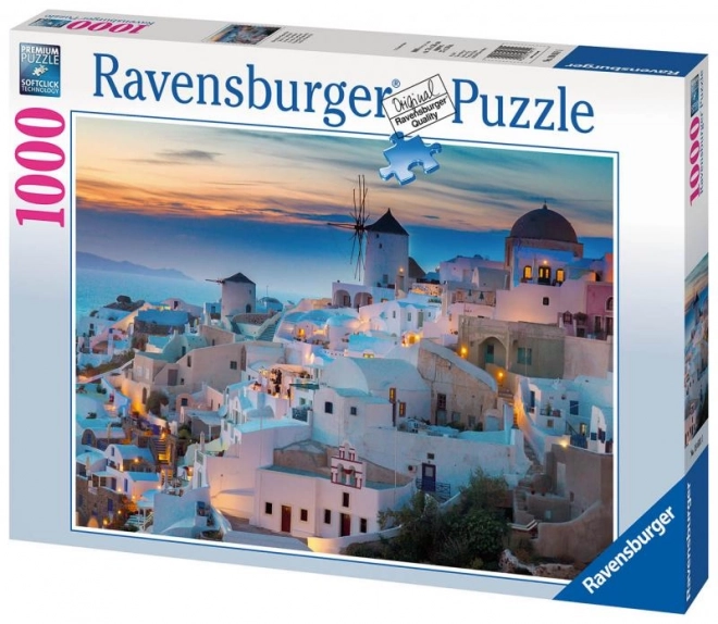 Puzzel Avond in Santorini 1000 stuks Ravensburger