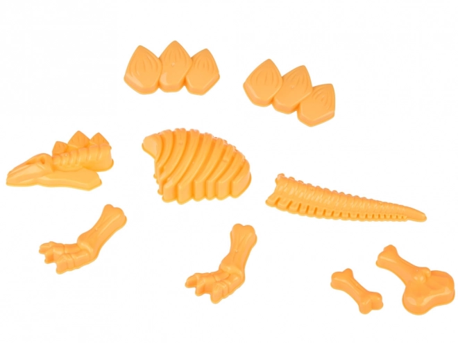 Ensemble de moules dinosaures pour le sable avec seau