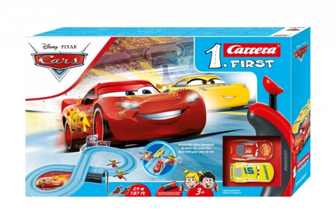 Carrera First racebaan met auto's uit de film Cars