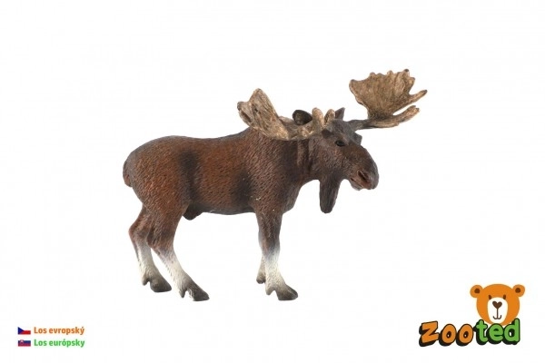 Europese eland plastic speelgoed 13cm in zakje