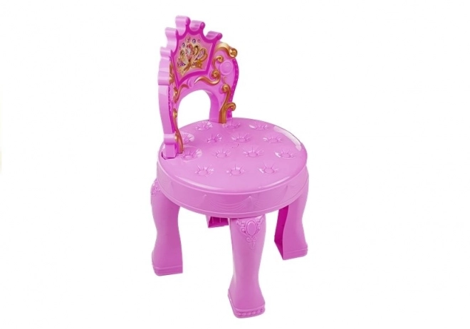 Kaptafel met krukje en accessoires