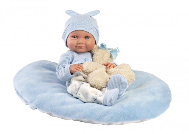 Llorens 73807 NIEUW GEBOREN JONGEN - realistische pop baby met volledig vinyllichaam - 40 cm