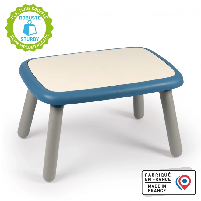Blauwe kindertuin tafel Smoby