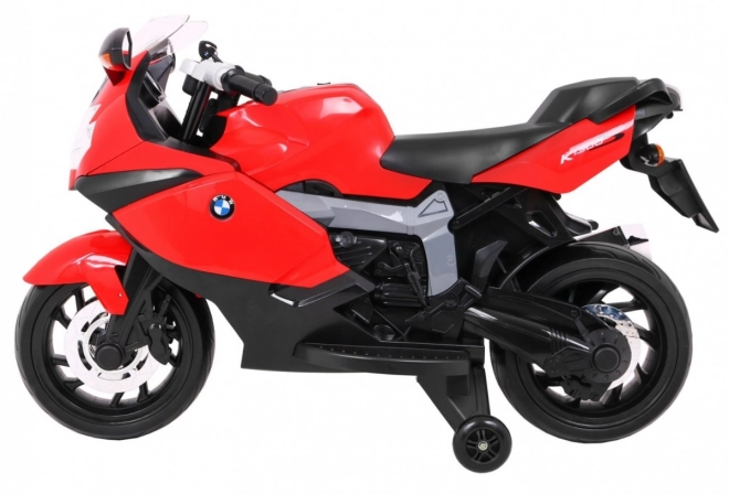 Kinder motorfiets BMW K1300S op batterij rood