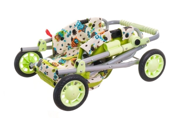Kinderwagen Magda drie-in-één 42x65x68cm voor poppen
