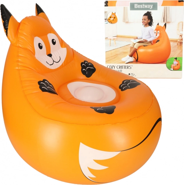 Fauteuil gonflable pour enfants BESTWAY – Renard