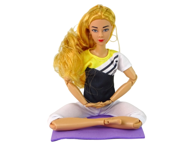 Realistic yoga poses