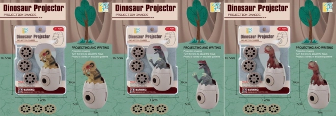 Projector met dinosaurus 10 cm