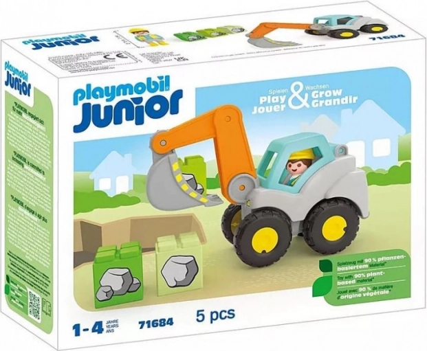 Playmobil Junior Bauset mit Figur – Bagger