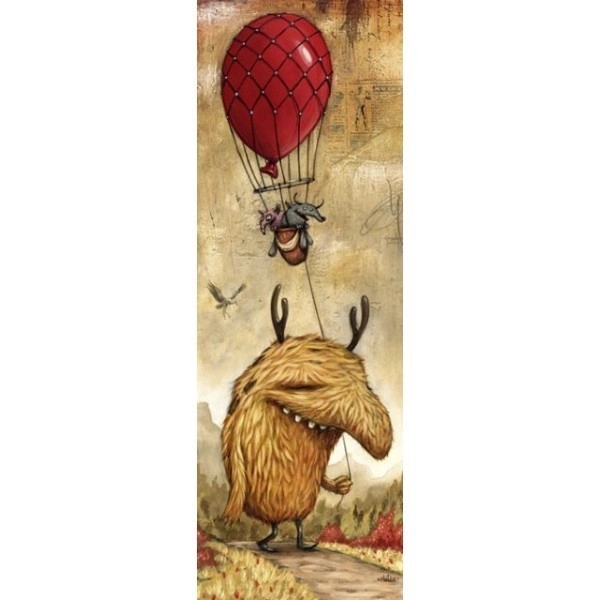 Verticale puzzel Zozoville: Rode ballon