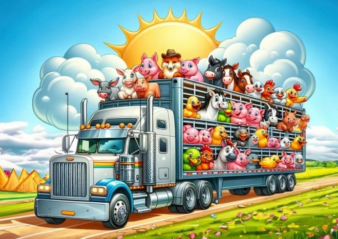 Art Puzzle Truckreis 100 stukjes