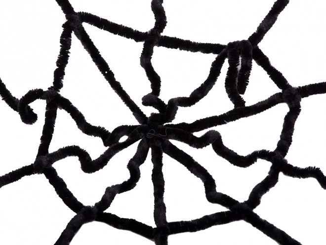 Kunstmatige zwarte spinnenweb voor Halloween