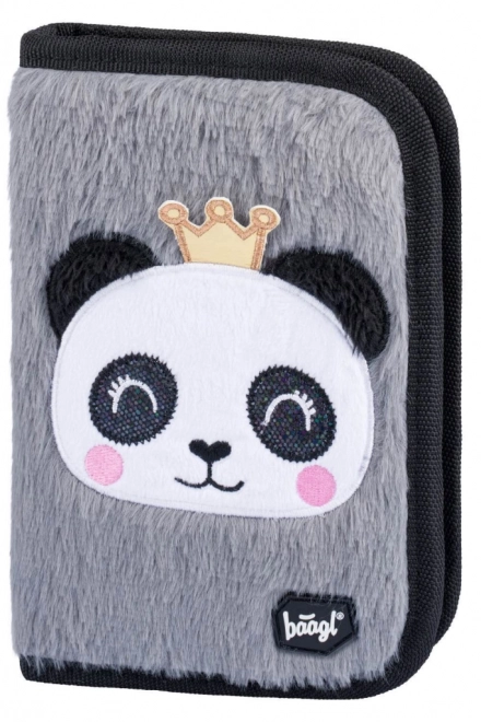 BAAGL School etui klassiek met twee flappen Panda