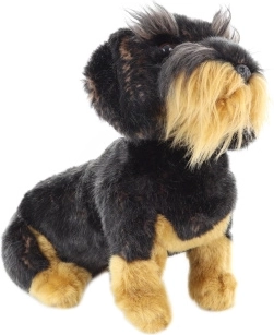Plush Dachshund with Leash 29 cm