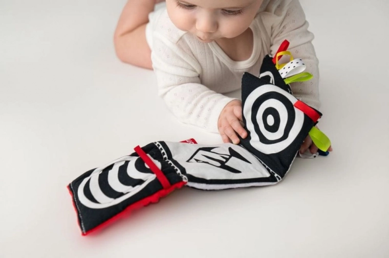 High-contrast visual stimulation from day one