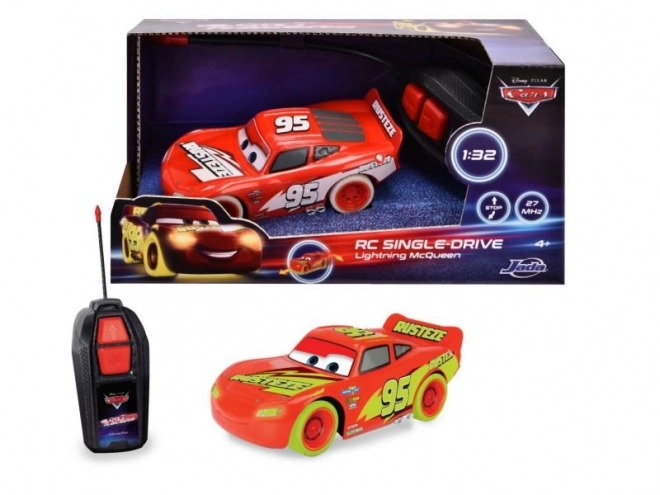 RC Auto's Blesk McQueen Enkel Rijden Glow Racers 1:32, 1kan