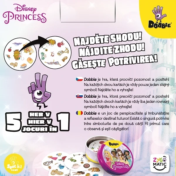 Dobble Disney prinsessen