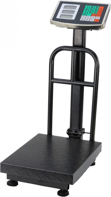 Elektronisch platformweegschalen 200 kg met LCD-display