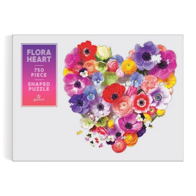 Galison Puzzel Bloemenhart 750 stukjes
