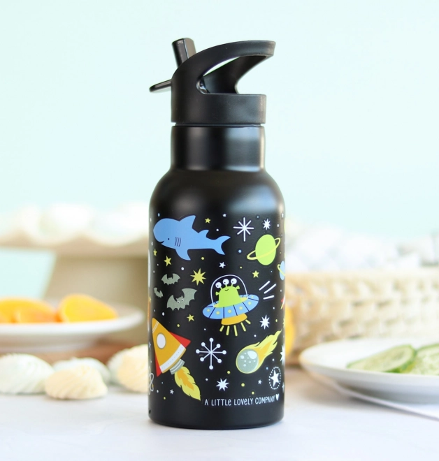 A Little Lovely Company Stainless steel drinking bottle 500 ml – Universe